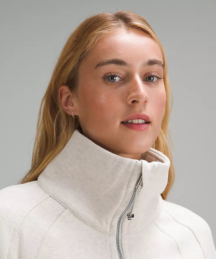 Lululemon Scuba Oversized Half-Zip Hoodie - Women's Fleece Pullover with Funnel Neck for Yoga, Running & Lounge Wear