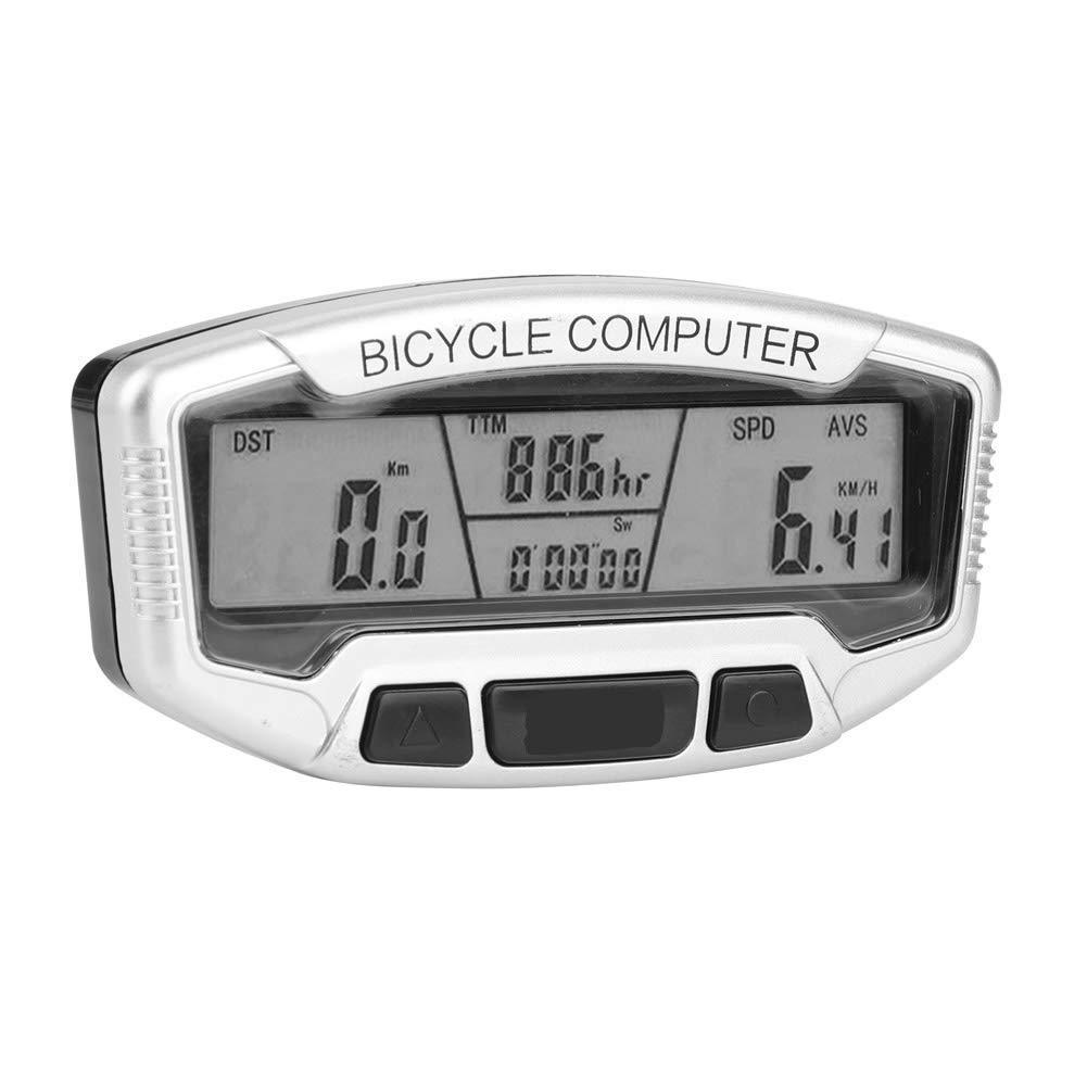 Waterproof Wired Bike Computer with LCD Display - Cycling Odometer & Speedometer for Outdoor Biking, Road & Mountain Bike Accessories - Perfect for Training, Commuting & Fitness Tracking