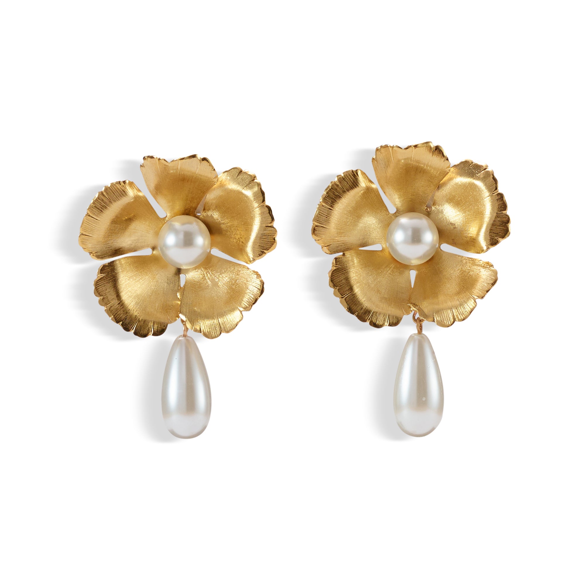 Eden Pearl Teardrop Earrings for Women - Elegant Dangle Pearl Jewelry for Wedding, Party & Special Occasions
