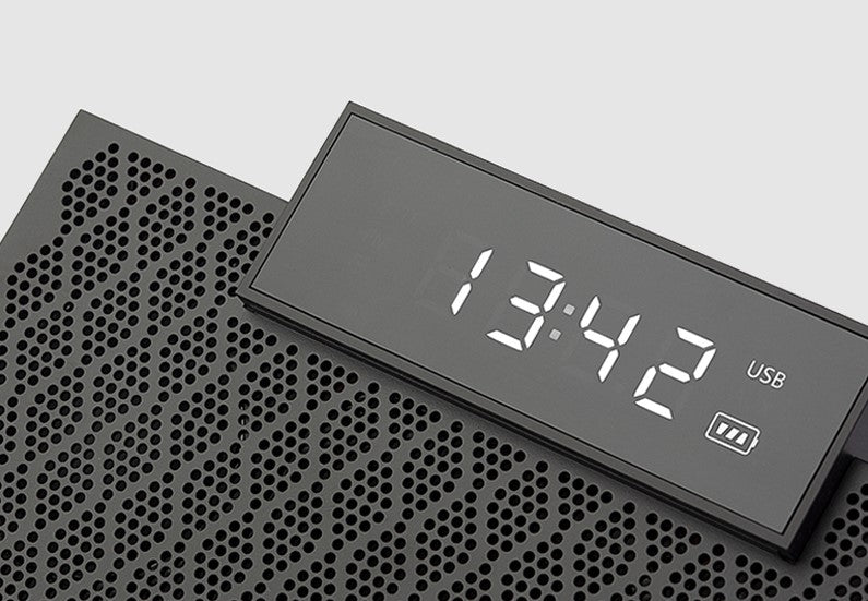Edifier MP260 Portable Bluetooth Speaker with FM Radio, TF Card Slot & AUX Input - Wireless Speaker for Home, Office, Outdoor & Travel (Brown)