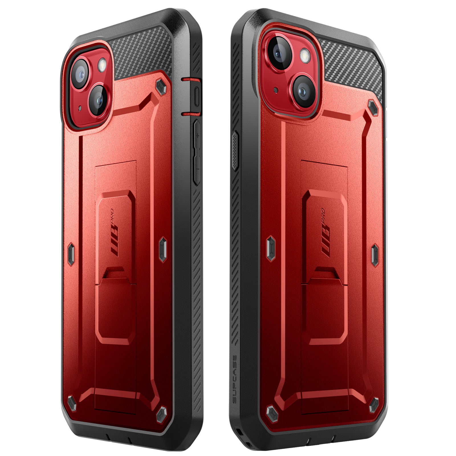 iPhone 15 6.1 Inch Unicorn Beetle PRO Rugged Case - Shockproof & Drop Protection - Metallic Red (Open Box) - Perfect for Outdoor Adventures, Construction Work & Extreme Sports