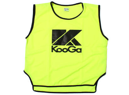 Kooga Junior Rugby Training Bibs - Yellow Teamwear for Youth Rugby Practice & Games | Durable & Breathable Sports Gear