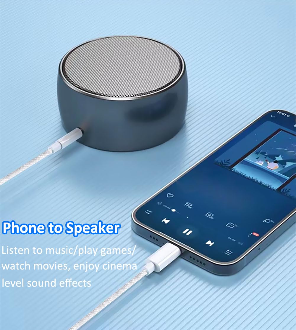 USB C to 3.5mm Audio Aux Jack Cable - 3.3FT Braided Nylon Headphone Adapter for iPhone 16/15 Pro Max, MacBook, Galaxy S23/S22 Ultra, iPad Pro/Air - Car Speaker, Home Stereo & Gaming Headset Connection