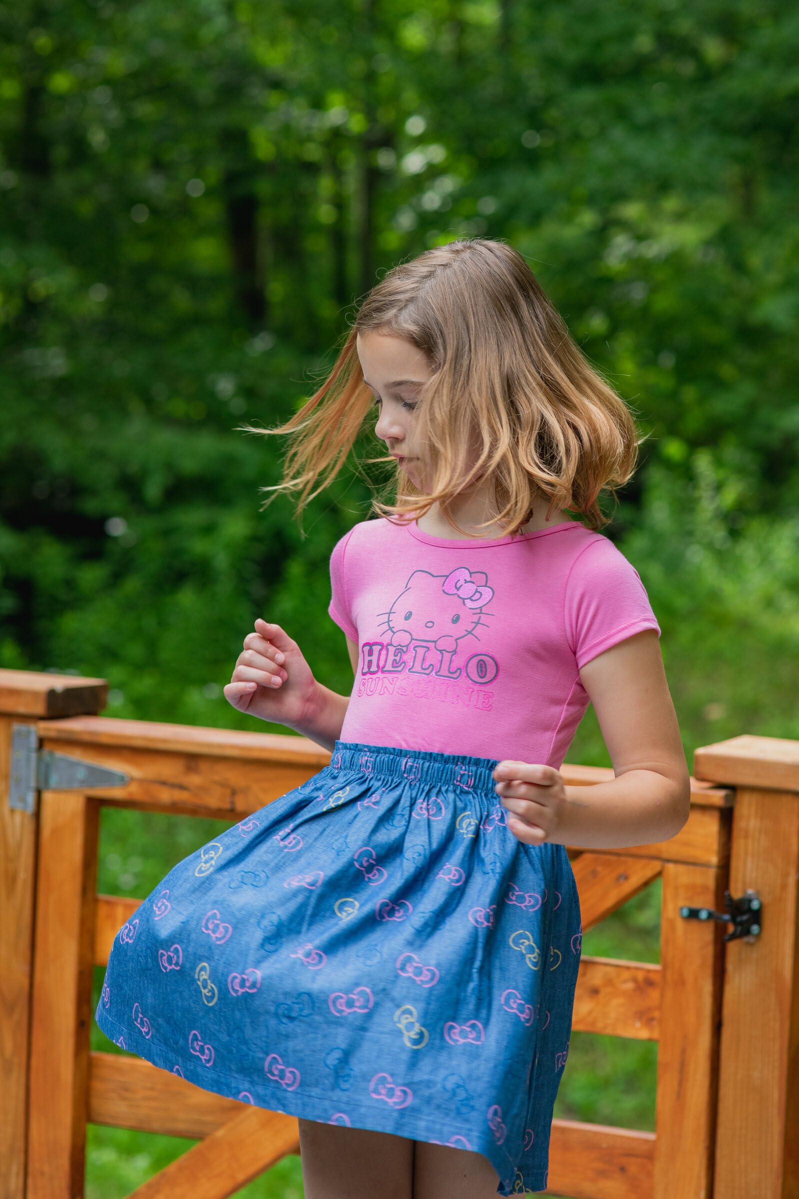 Hello Kitty Girls Dress for Toddler to Big Kid - Cute & Comfortable Outfit for Playdates, Parties & Everyday Wear