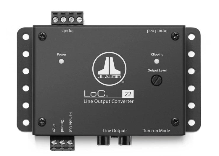 JL AUDIO LOC22 High-Performance Line Output Converter with Load Switch 98413 - Perfect for Car Audio Systems and Amplifier Integration
