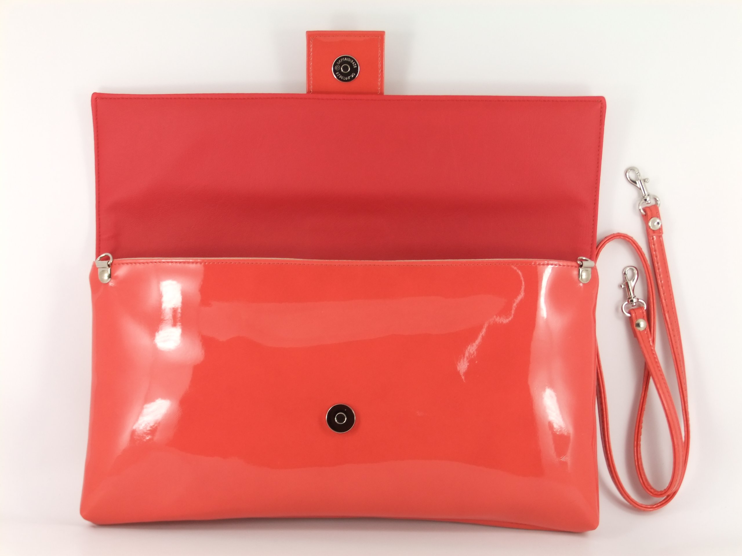 LONI Women's Faux Patent Leather Large Clutch Shoulder Bag for Wedding, Party, Prom - Elegant Evening Purse for Formal Events & Special Occasions