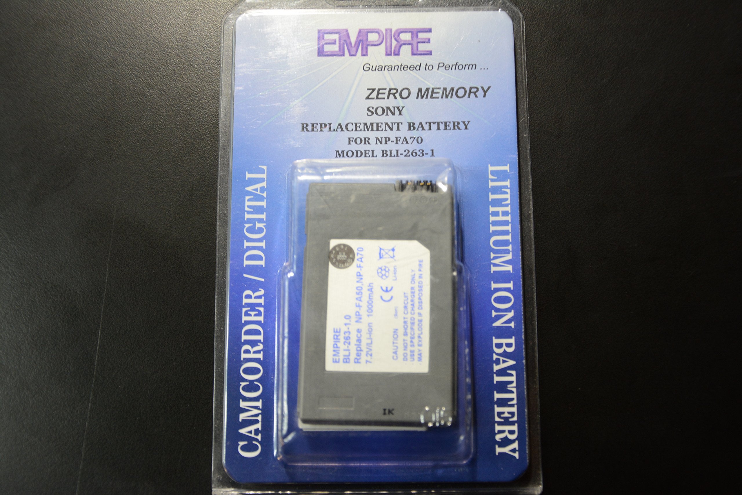 Original Sony NP-FA70 Replacement Battery for DCR-HC90 Camcorder - Long Lasting Power for Travel, Vlogging & Outdoor Filming