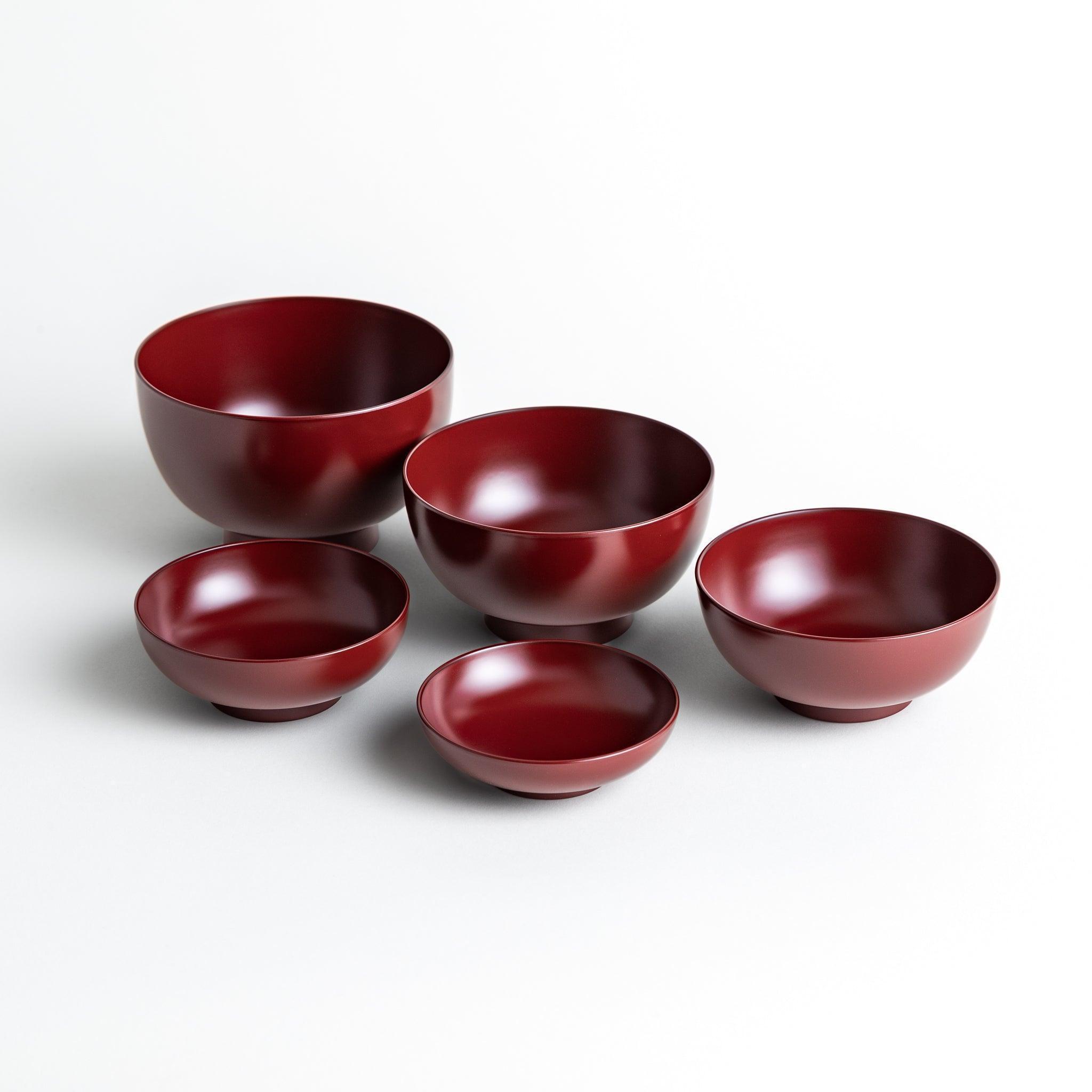 Premium 5-Piece Nested Oryoki Set - Traditional Japanese Zen Buddhist Meal Bowls for Mindful Eating, Meditation Retreats & Home Dining
