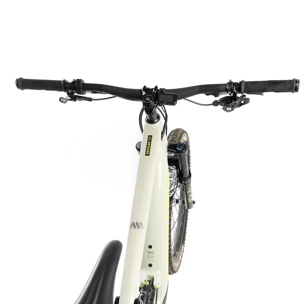 All Mountain Style E-Bike Honeycomb Frame Guard - Clear/Silver - Durable Protection for Electric Bikes - Perfect for Mountain Biking & Urban Commuting