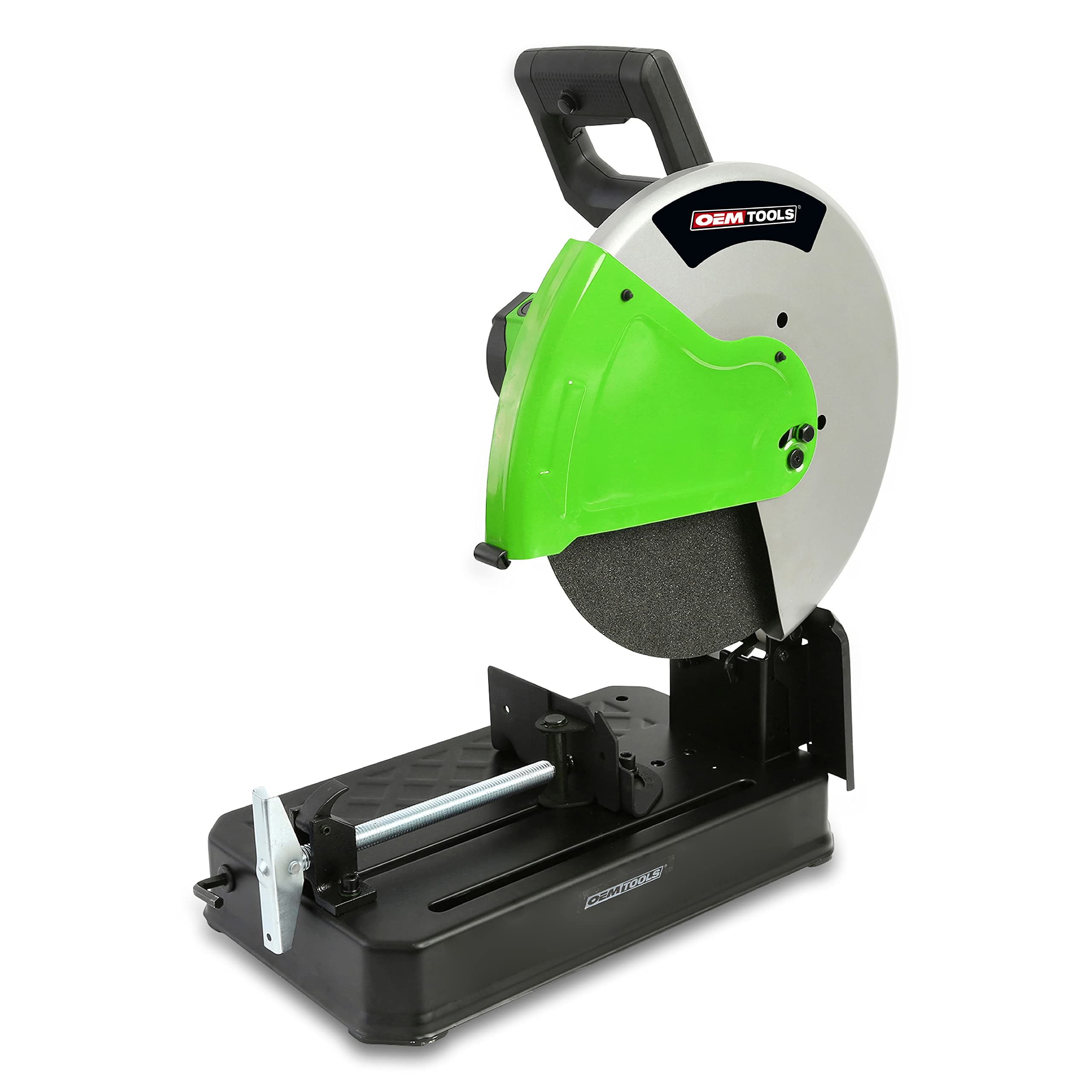 OEMTOOLS 24723 14 Inch Metal Cutting Chop Saw with Steel Base - Heavy Duty Circular Saw for Wood & Metal Projects | Perfect for DIY, Construction & Workshop Use