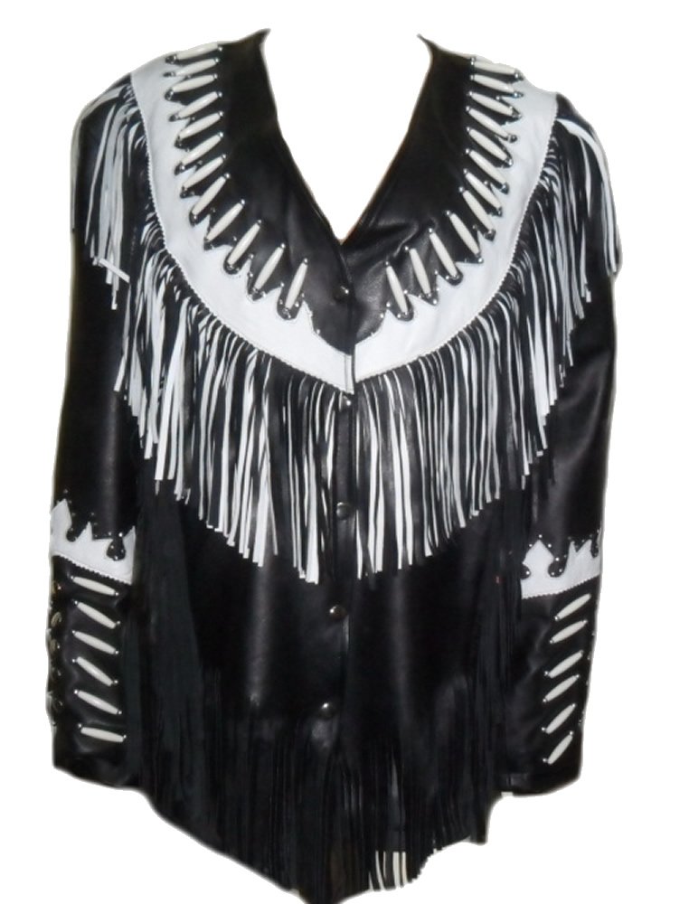 Classyak Genuine Leather Cowgirl Jacket - Western & Indian Style for Women | Perfect for Rodeo, Country Music Festivals & Outdoor Adventures