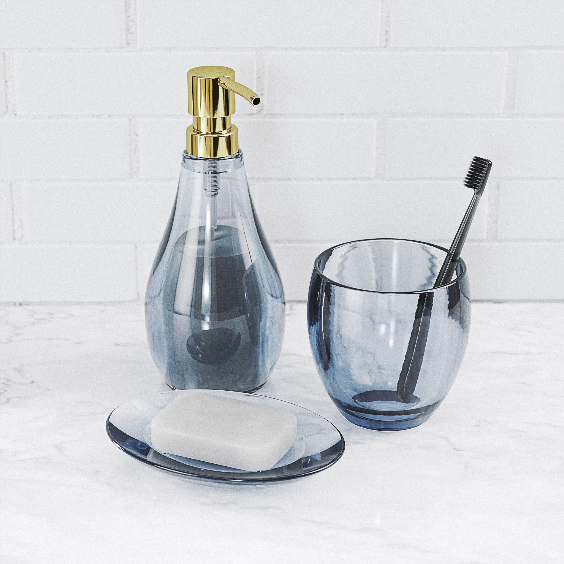 Premium Droplet Soap Dispenser - Elegant Touch-Free Liquid Soap Pump for Bathroom, Kitchen & Office - BPA-Free Automatic Hand Soap Pump for Modern Home & Commercial Use