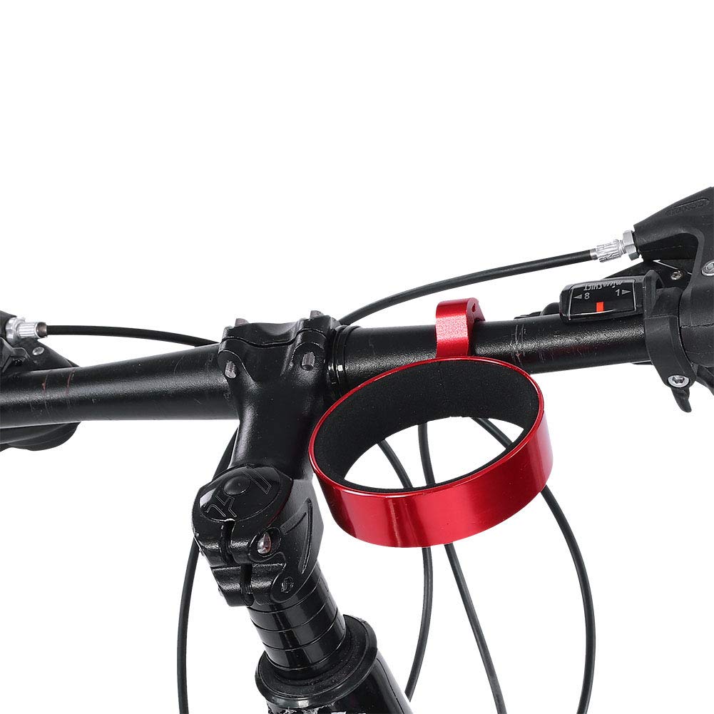 Aluminum Alloy Bike Handlebar Cup Holder - Universal Bicycle Water Bottle & Coffee Cup Mount Clamp - Durable Cycling Accessory for Road Bikes, Mountain Bikes & Commuting