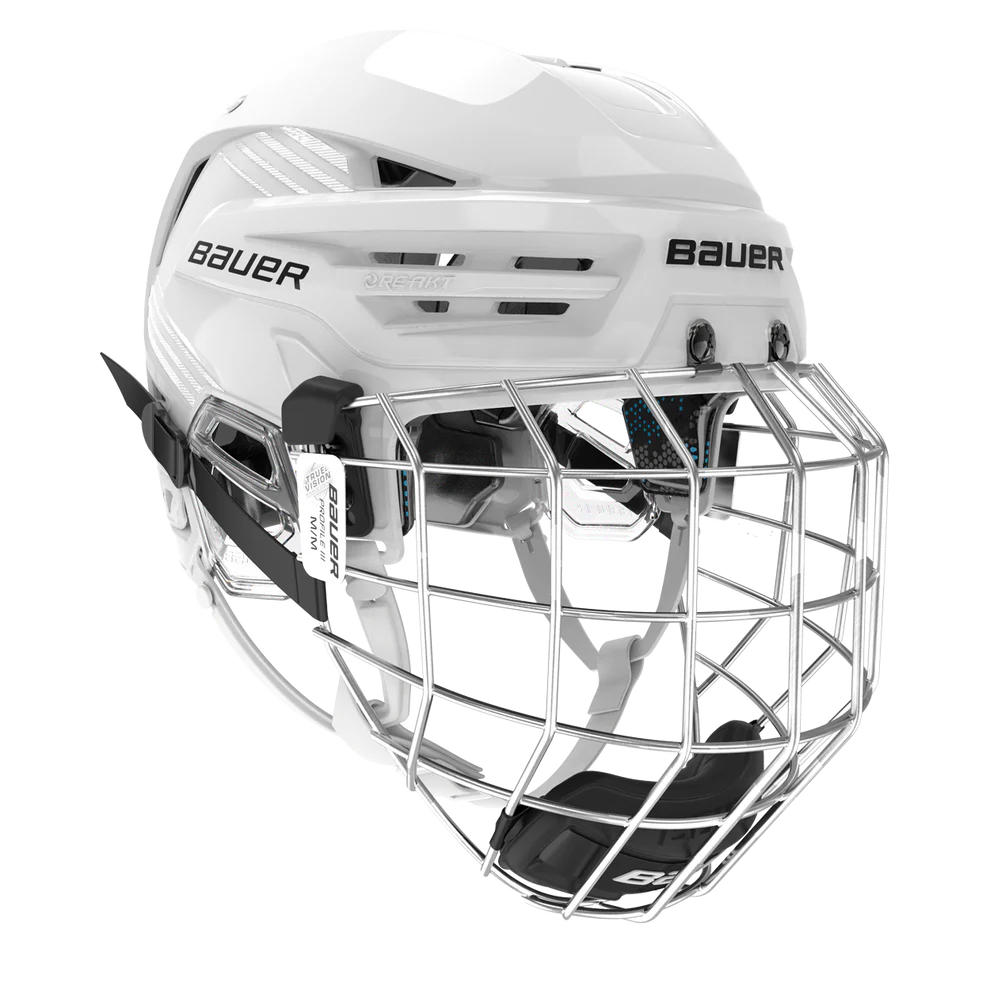 Bauer RE AKT 85 Hockey Helmet Combo - Senior Ice Hockey Protective Gear for Men - Perfect for NHL, College & Amateur Hockey Players