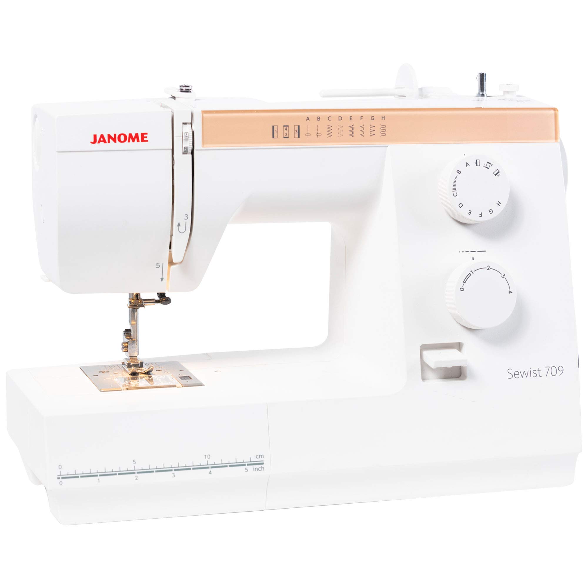 Janome Sewist 709 Sewing Machine - Compact & Lightweight (16