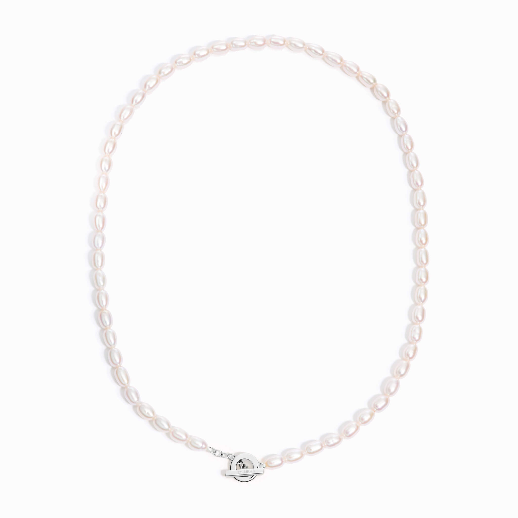 Elegant Silver Pearl Necklace - Astrid Collection | Perfect for Weddings, Parties & Special Occasions