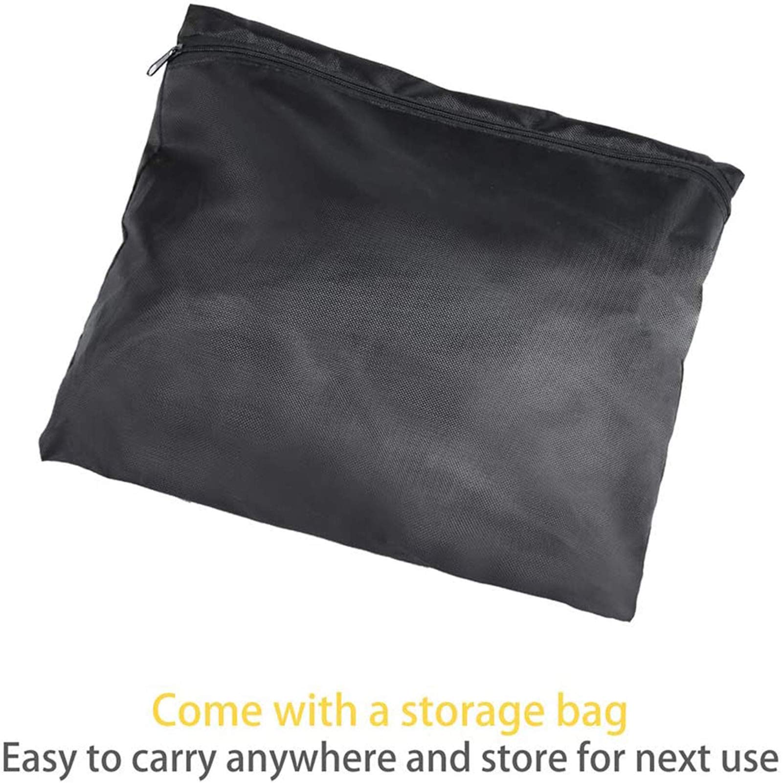 Heavy Duty Waterproof Lawn Mower Cover 75x26x43 - Outdoor Push Mower Protection with Storage Bag & Drawstring for All-Weather Use