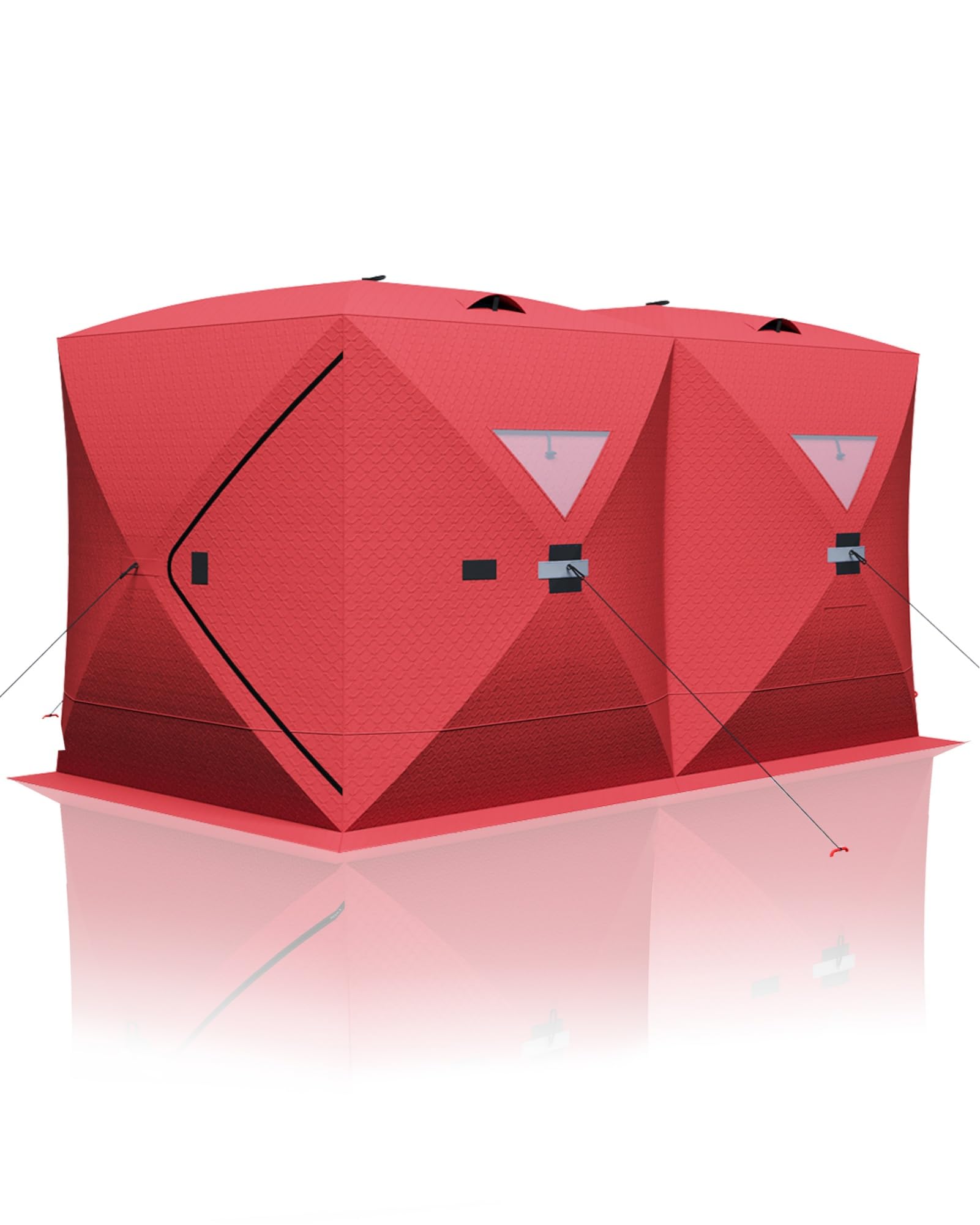 **Best Ice Fishing Tent - Thickened Warm & Windproof Pop-Up Portable Hub Shelter for Winter Fishing - Perfect for Ice Anglers & Outdoor Enthusiasts**