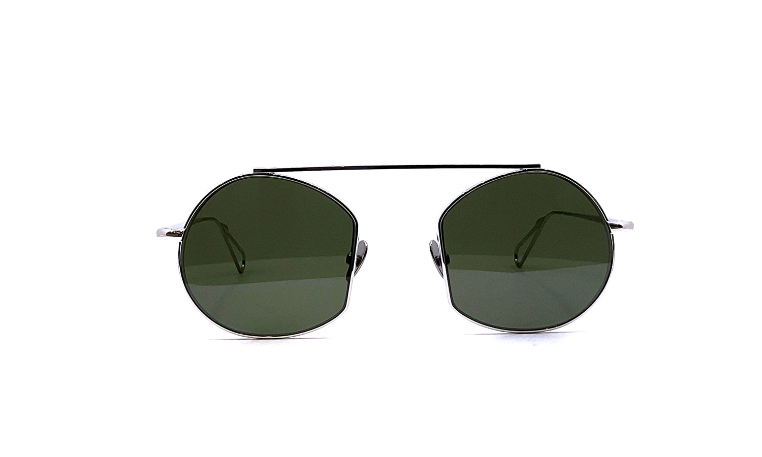 Ahlem Place des Victoires Sunglasses - White Gold Frame Luxury Designer Shades for Women & Men | Perfect for Beach, Driving & Fashion Outfits