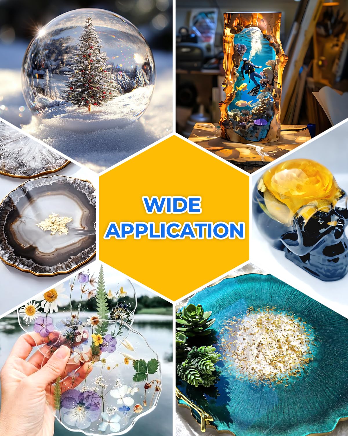 INCLY Deep Pour Epoxy Resin Kit - 0.75 GL High Gloss, Bubble Free, Crystal Clear 2:1 Casting Resin for River Tables, Wood Filling, Bar Tops, Jewelry Molds, Art Projects & DIY Crafts