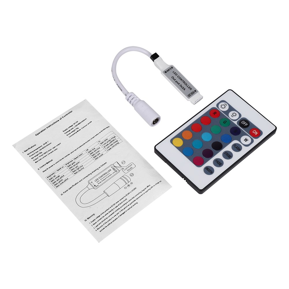 Low Power LED IR RGB Controller for Strip Lights - Wall Washer & Flexible Lighting