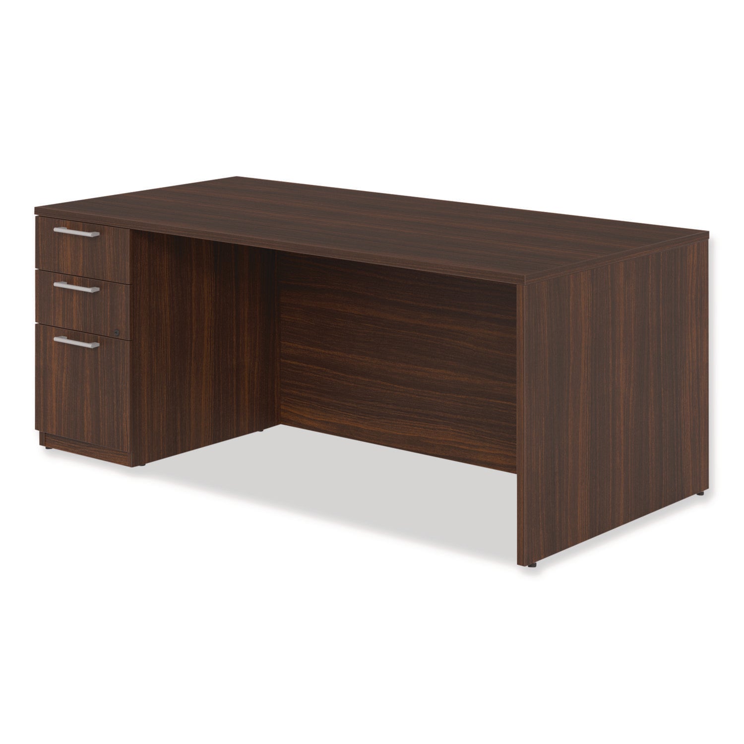 Alera Seville Series Single Pedestal Office Desk - 72