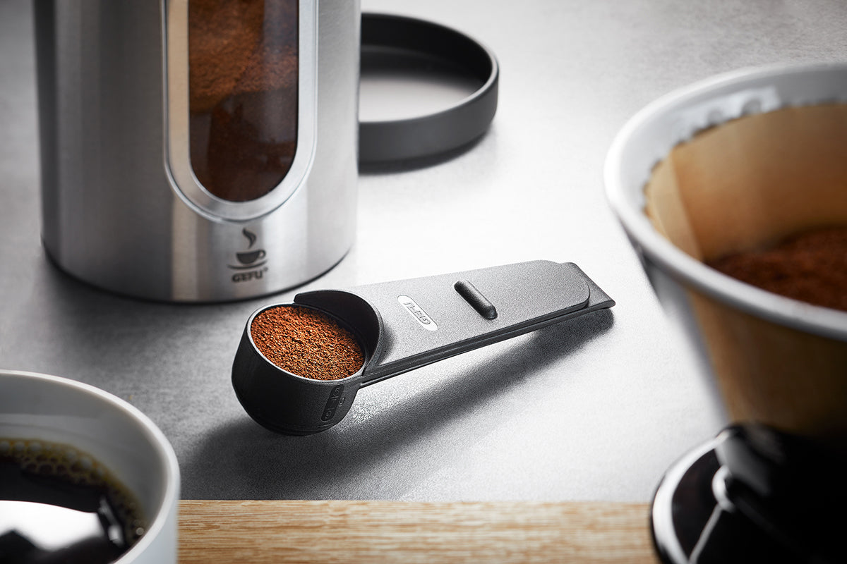 Premium Coffee Scoop with Ergonomic Handle - Accurate Measuring for Espresso, Drip Coffee & French Press - Perfect for Home Baristas & Coffee Enthusiasts