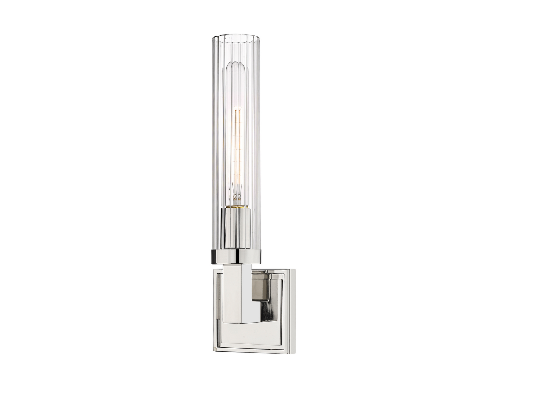 Clark Sconce Wall Light - Vintage Industrial Style Wall Sconce for Living Room, Bedroom & Hallway - Dimmable Edison Bulb Fixture