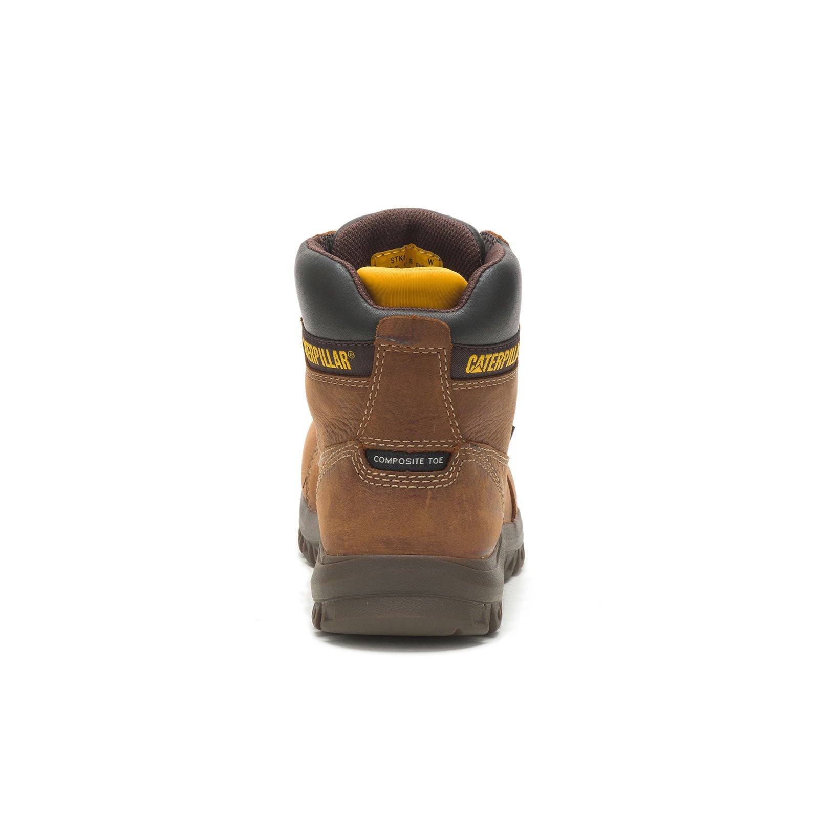 Waterproof Composite Toe Work Boots for Women - Leather Brown Safety Shoes for Construction, Hiking & Outdoor Work
