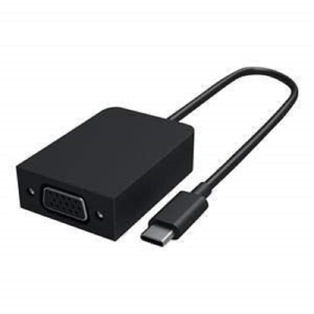 Microsoft Surface USB-C to VGA Adapter - High-Speed Video Converter for Presentations & Meetings - Connect Laptop to Monitor, Projector, or Display