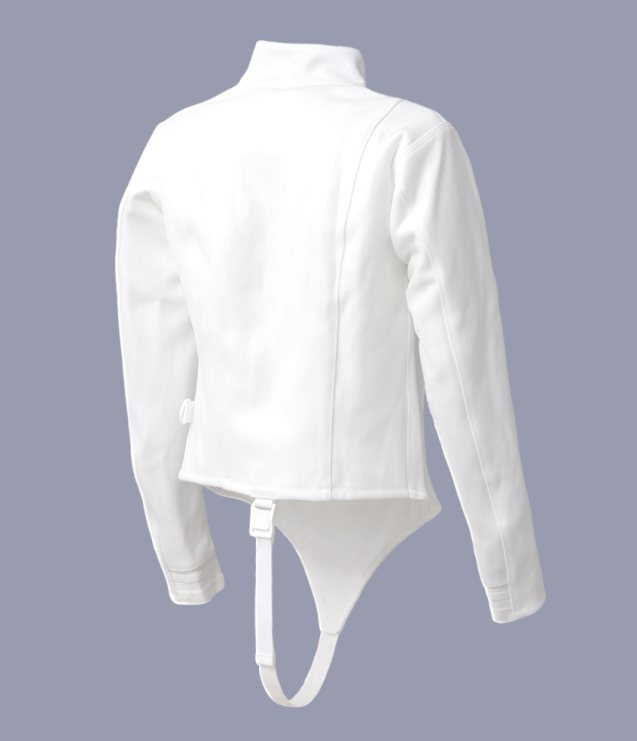Uhlmann FIE Olympia 800N Girls' Fencing Jacket - Lightweight Protective Gear for Youth Fencing Competitions & Training
