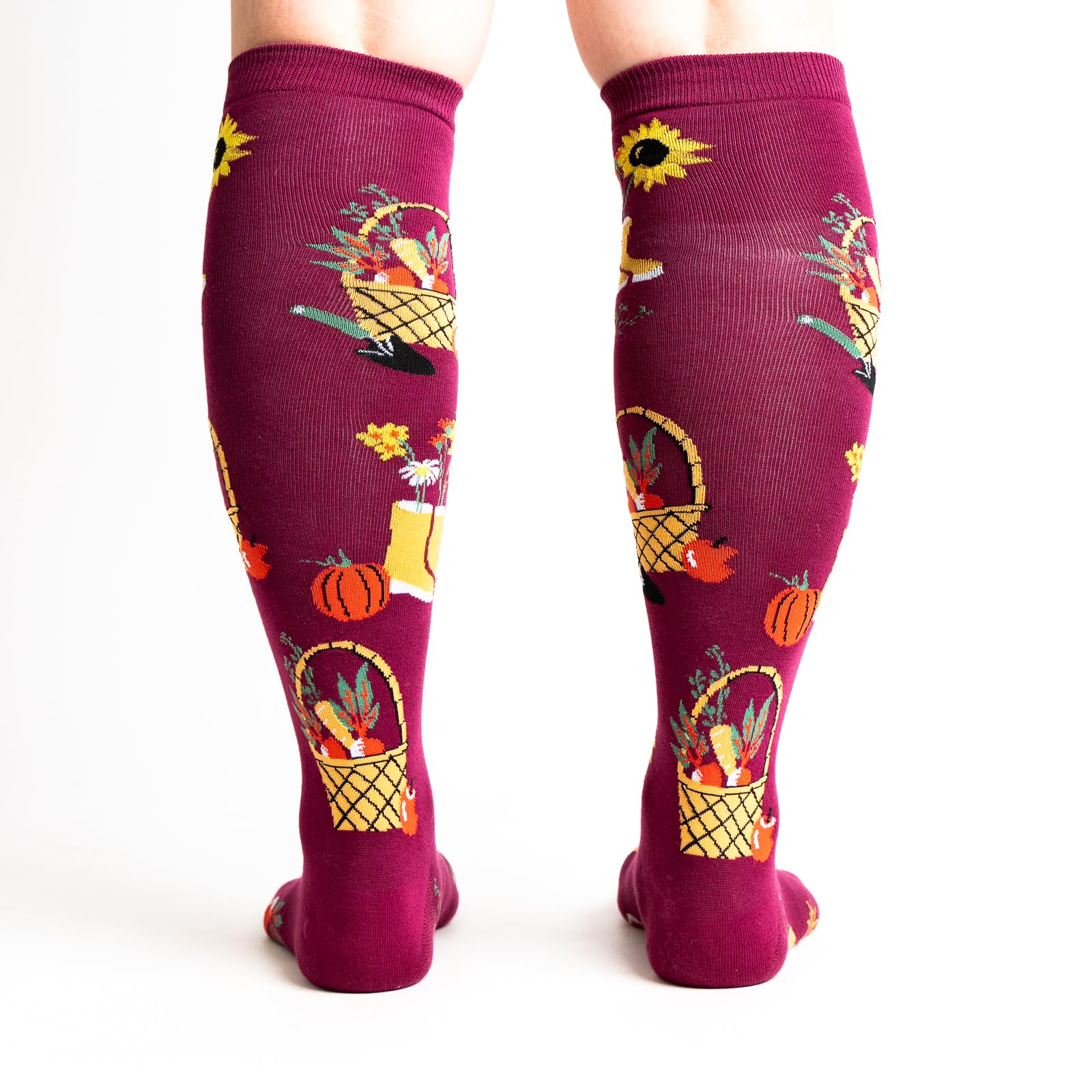 Fun Knee High Socks for Women | Novelty Printed Crew Socks | Gift for Her, Workout, Cosplay & Everyday Wear
