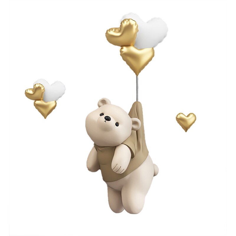 Cute Teddy Bear Wall Decor - Adorable Bear Wall Hanging for Nursery, Kids Room & Home Decoration | Perfect for Baby Showers, Birthday Gifts & Cozy Bedroom Aesthetics