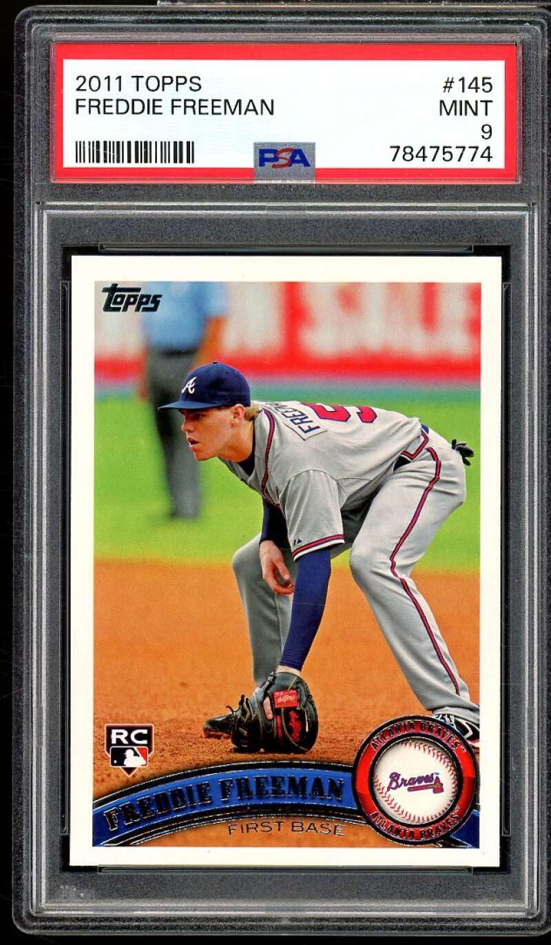 2011 Topps #145 Freddie Freeman Rookie Card - MLB Baseball Trading Card for Collectors & Fans - Perfect for Sports Memorabilia Displays & Investment Collections