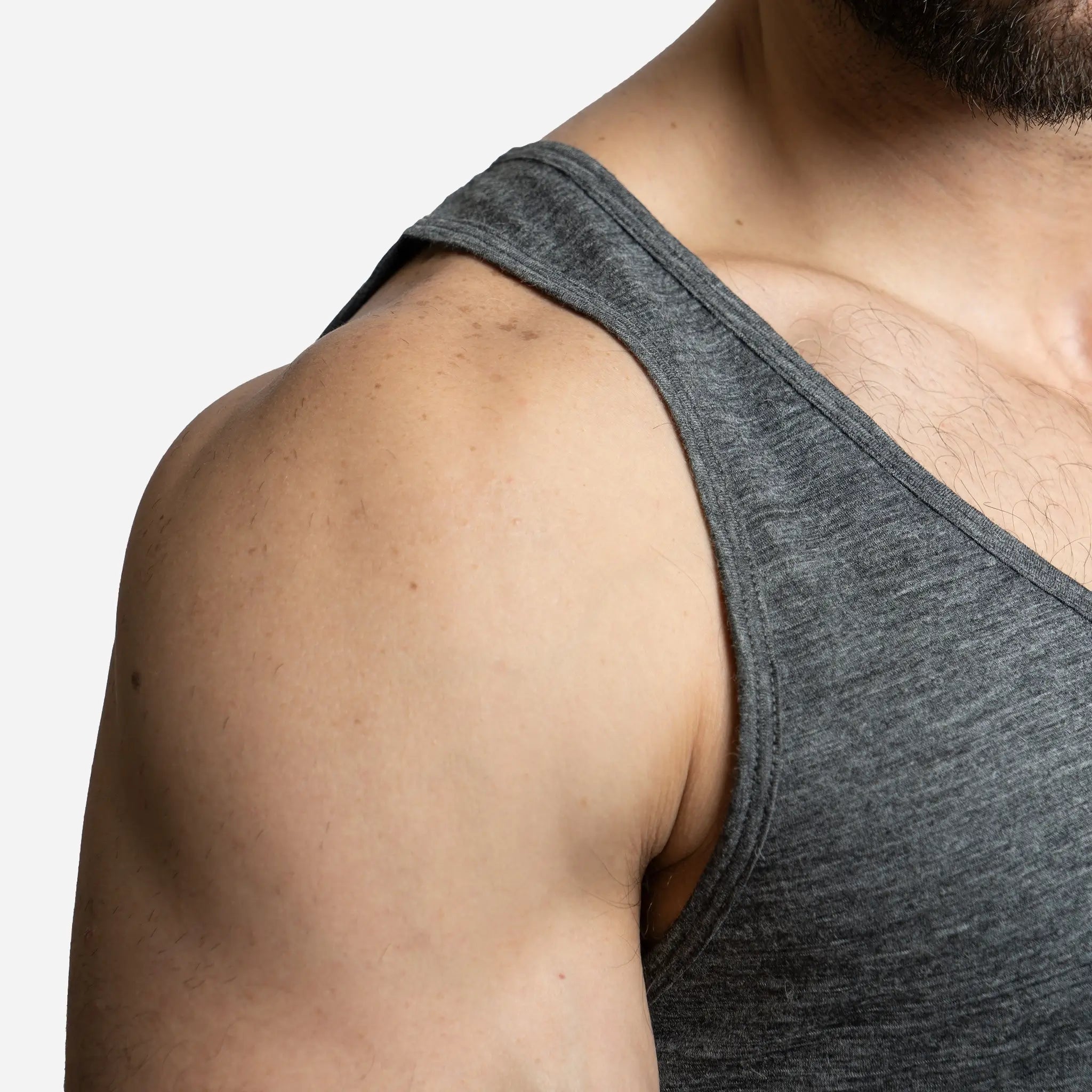 Ultralight Men's Alpaca Wool Tank Top - 160 GSM | Breathable & Moisture-Wicking for Outdoor Activities, Travel & Summer Wear