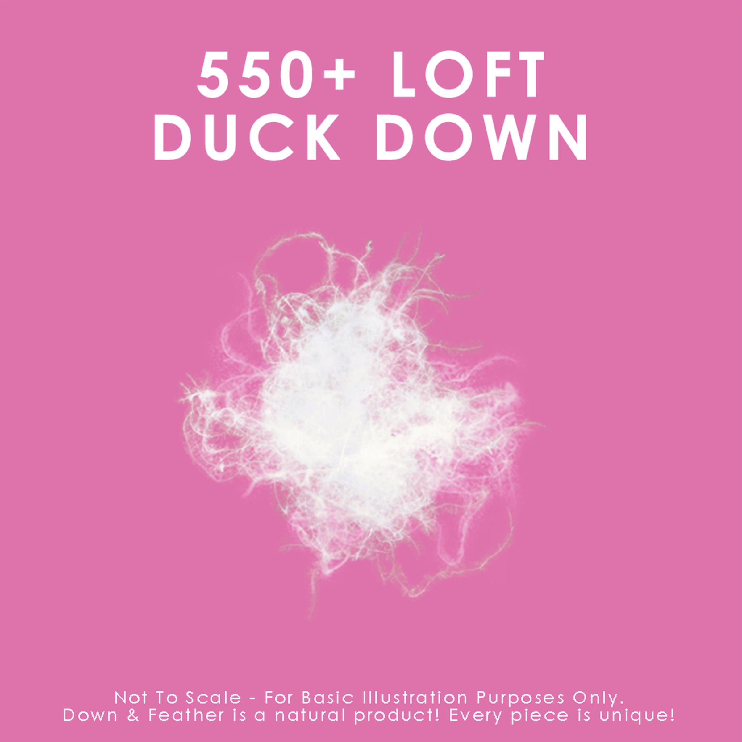550 Loft White Down Summer Weight Duvet - Lightweight & Breathable Comforter for Hot Sleepers - Perfect for Warm Weather & Air-Conditioned Bedrooms