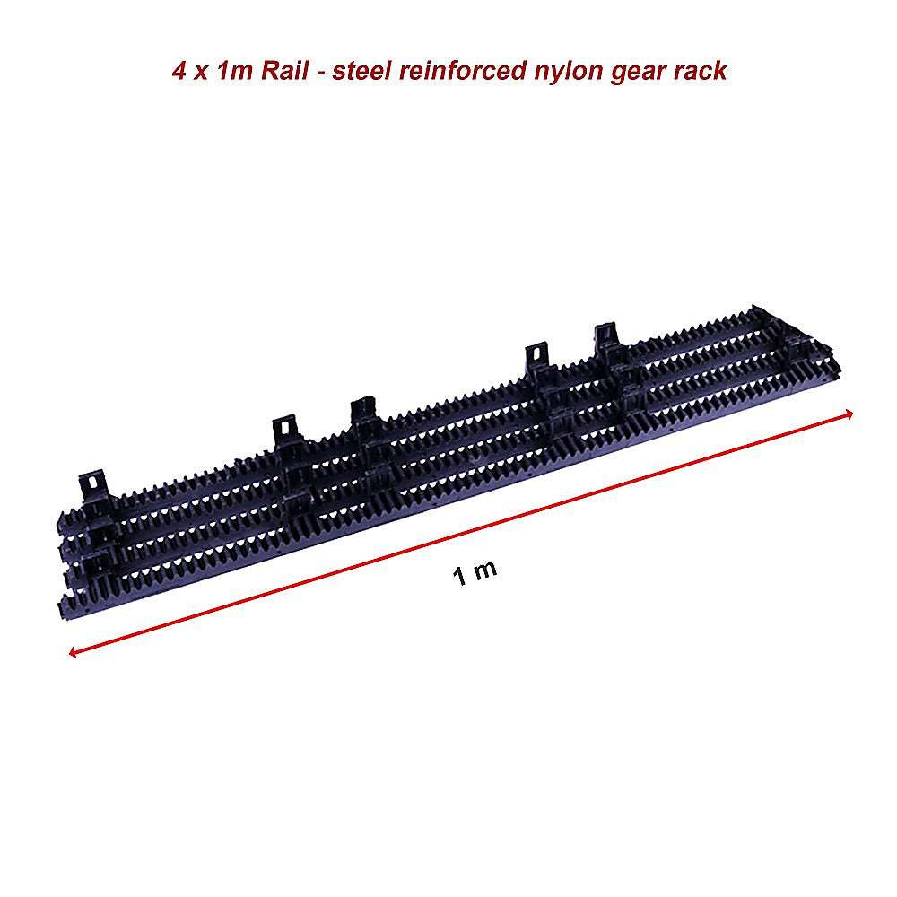 1800KG Heavy Duty Automatic Sliding Gate Opener with 4m Rail - Commercial & Residential Driveway Security System
