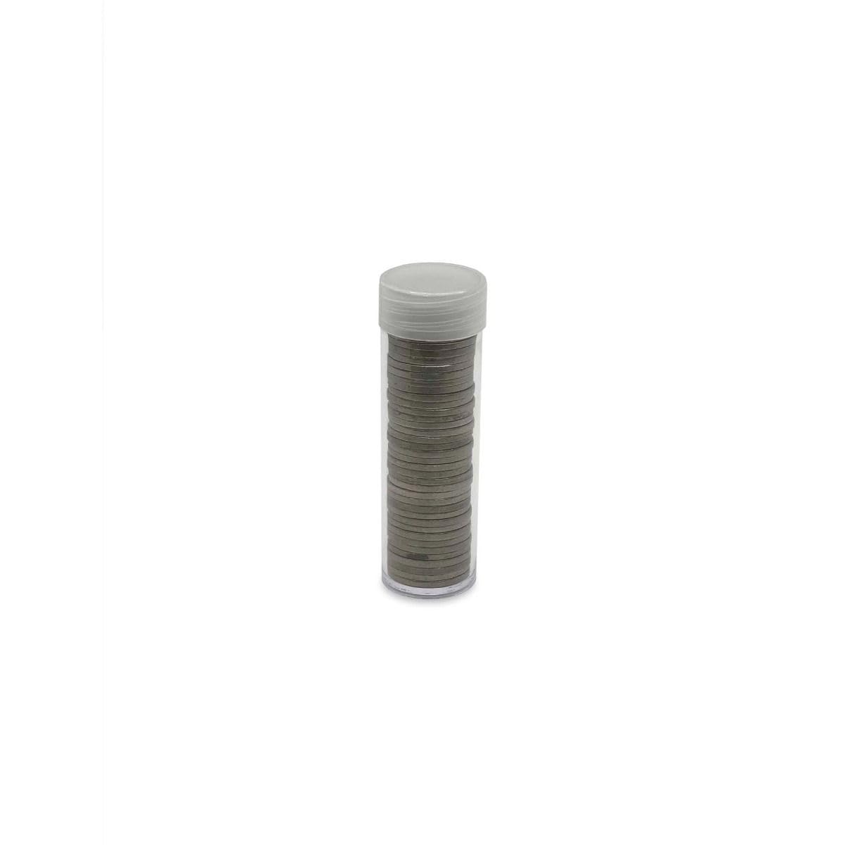 BCW Coin Tubes for US Nickels - 10 Pack | Durable Plastic Coin Storage Containers | Airtight Coin Holders for Collectors | Nickel Coin Organizer Tubes | Perfect for Coin Collection, Organization & Safe Storage