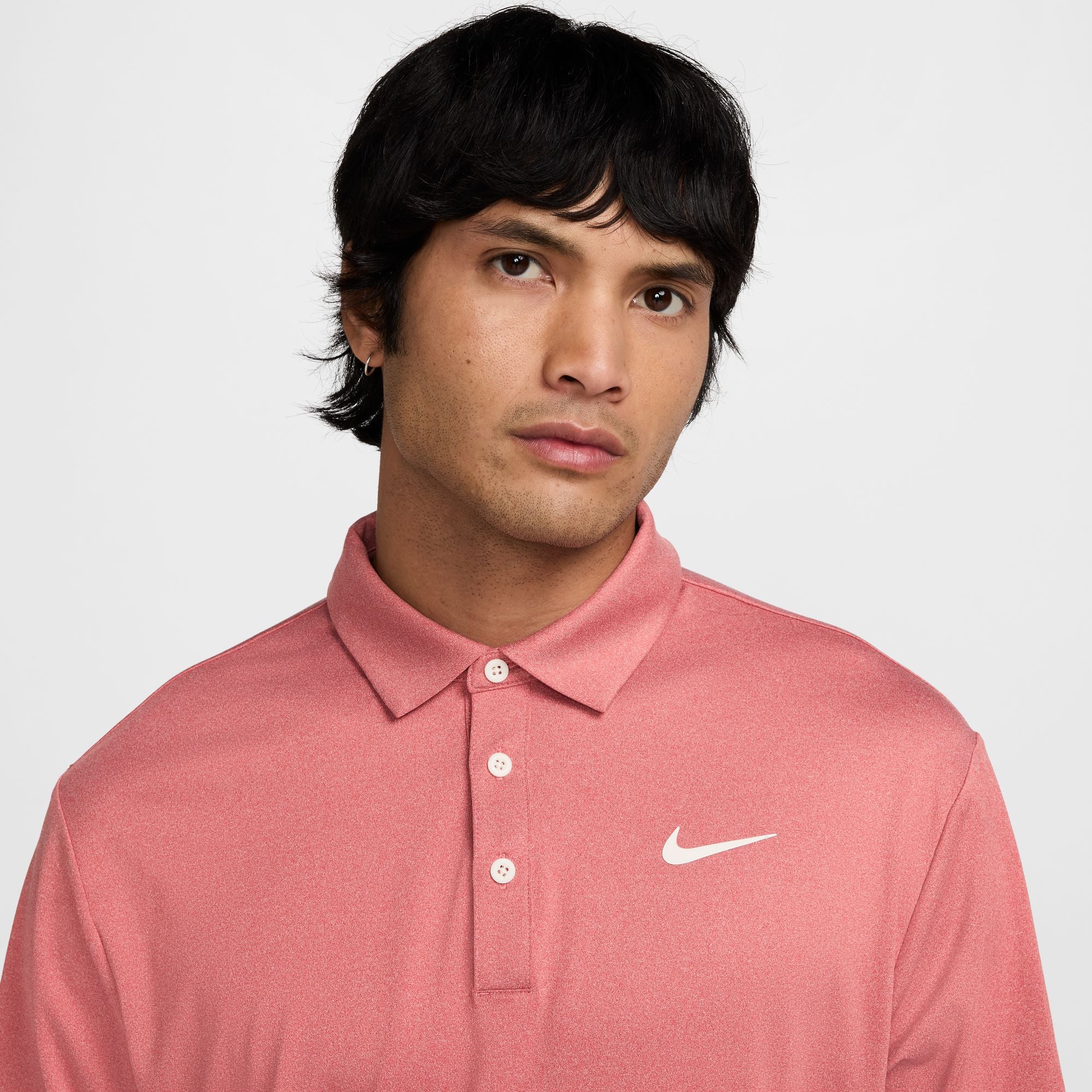 Nike Men's Tour Heathered Golf Polo Shirt - Moisture-Wicking & Breathable for Comfort on the Course | Perfect for Golf, Casual Wear & Outdoor Activities