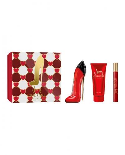 Carolina Herrera VERY GOOD GIRL 3-Piece Gift Set - 2.7 oz Eau de Parfum Spray + 0.34 oz EDP + 3.4 oz Body Lotion | Women's Fragrance Set for Gifting, Date Night & Special Occasions