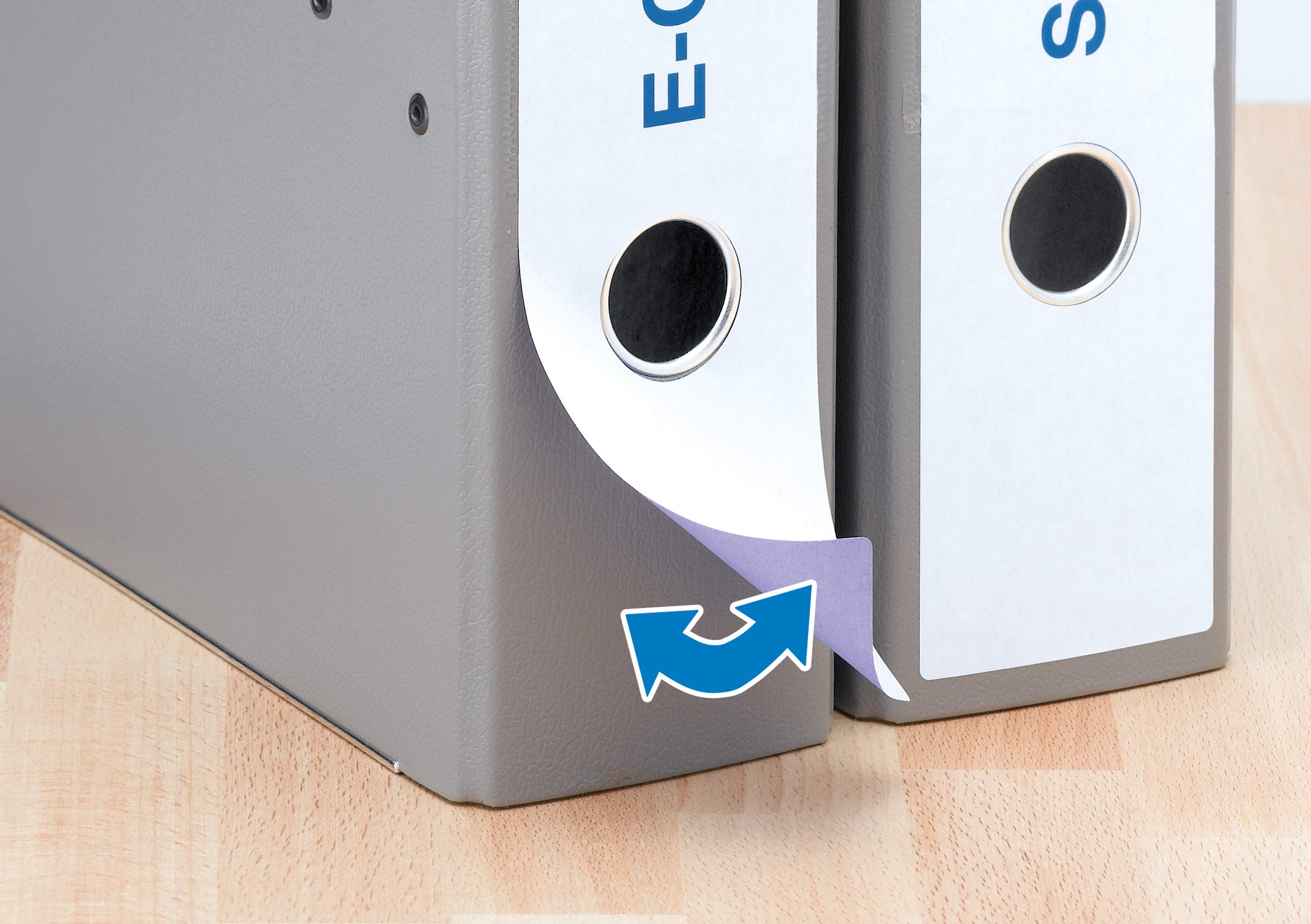 HERMA 10185 Removable Self-Adhesive Spine Labels - 3 Labels per A4 Sheet, 25 Sheets (75 Total), 61 x 297 mm - Blank Lever Arch File Folder Stickers for Laser & Inkjet Printers - White - Perfect for Office Organization, File Sorting & Document Management