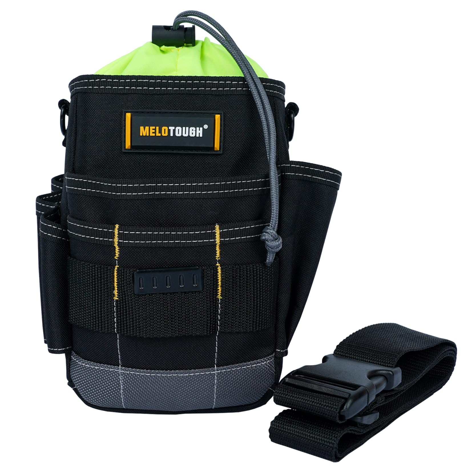 MELOTOUGH Electrician Tool Pouch - Heavy Duty Multi-Pocket Tool Belt Organizer for Technicians, Electricians, HVAC & Maintenance Workers - Perfect for Construction, Repair & DIY Projects