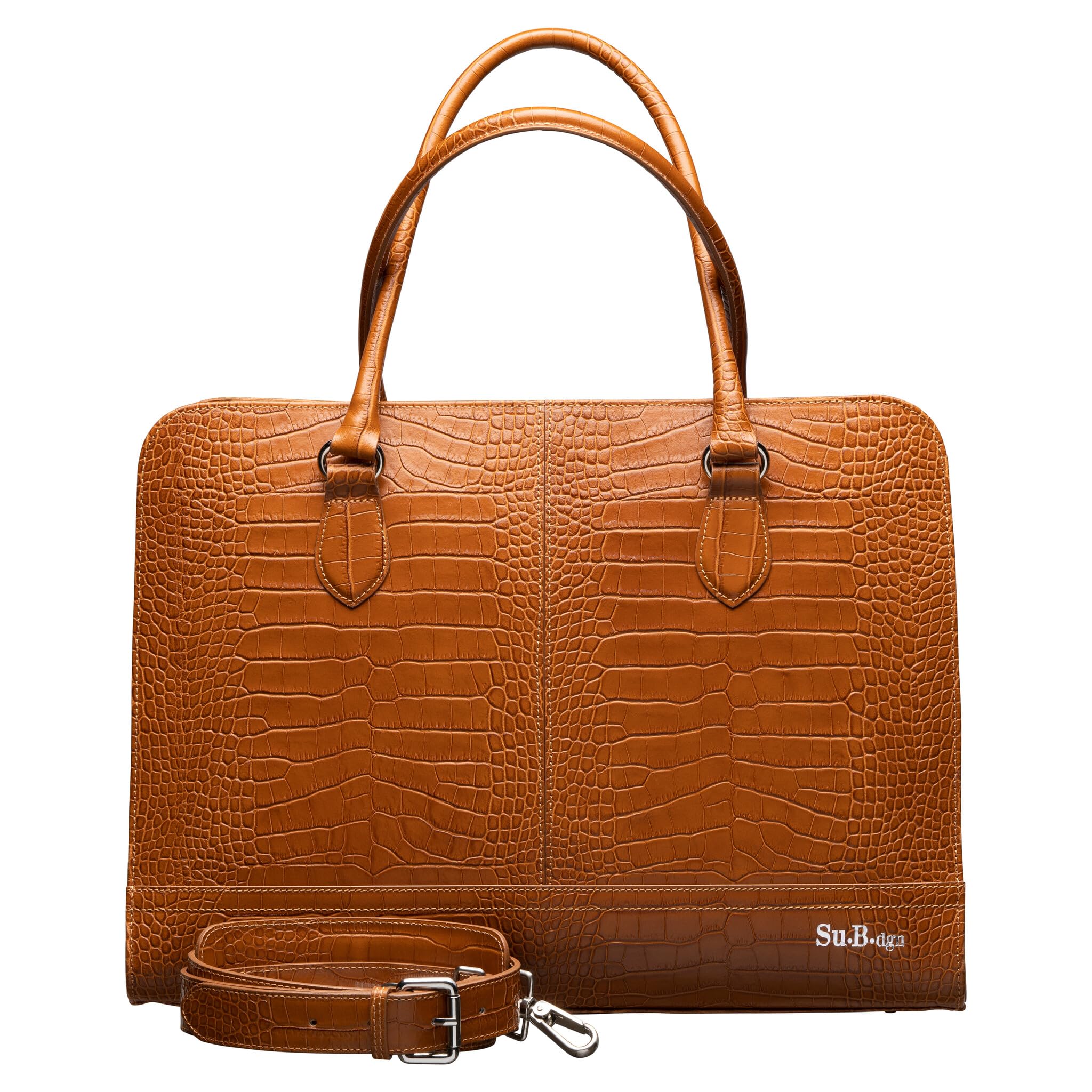 Stylish Women's Leather Laptop Bag for 14