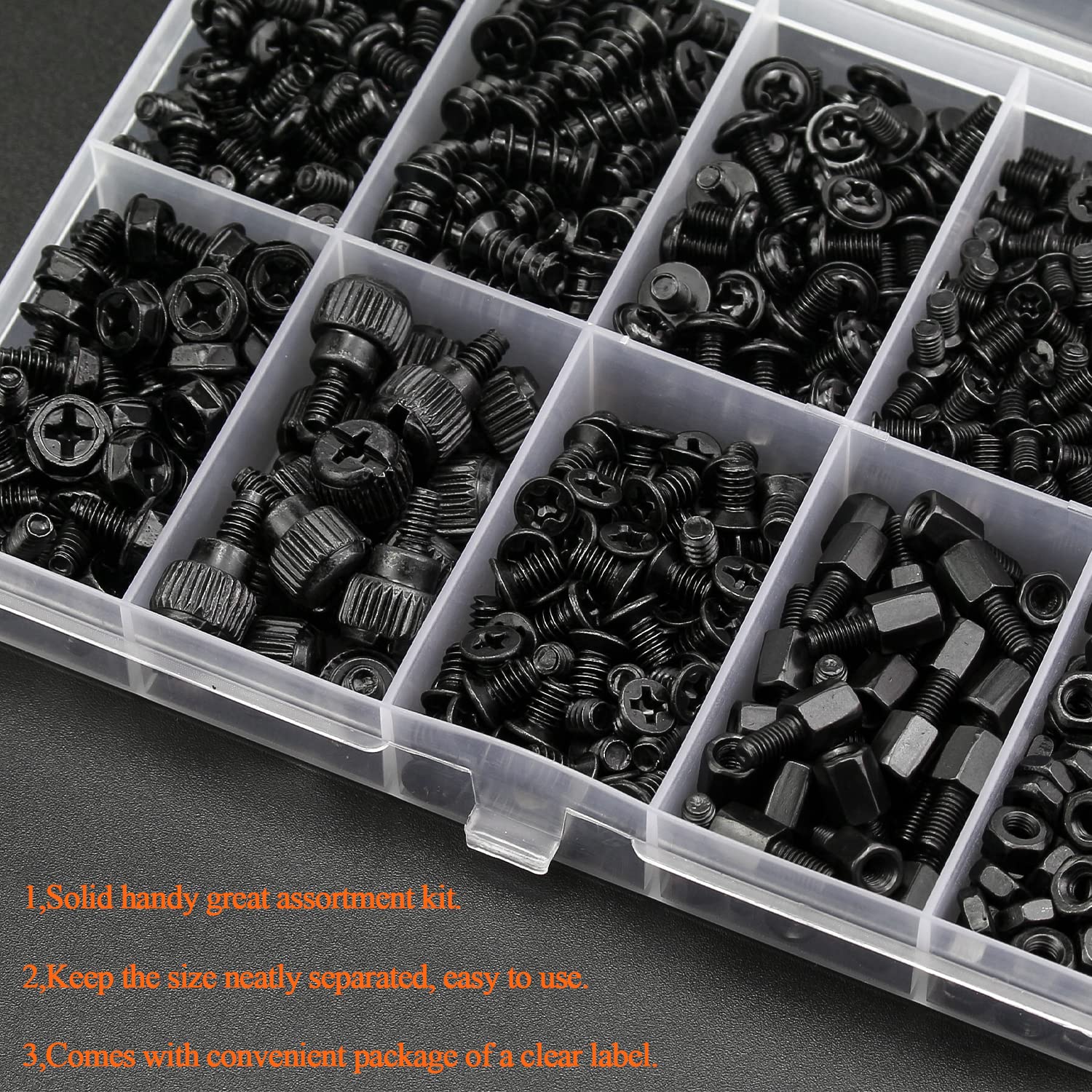 450-Piece Computer Standoffs & Screws Assortment Kit - Compatible with 2.5