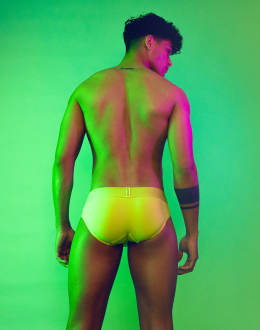 Supawear Neon Brief - High Waist Comfortable Women's Underwear for Workout, Yoga & Daily Wear