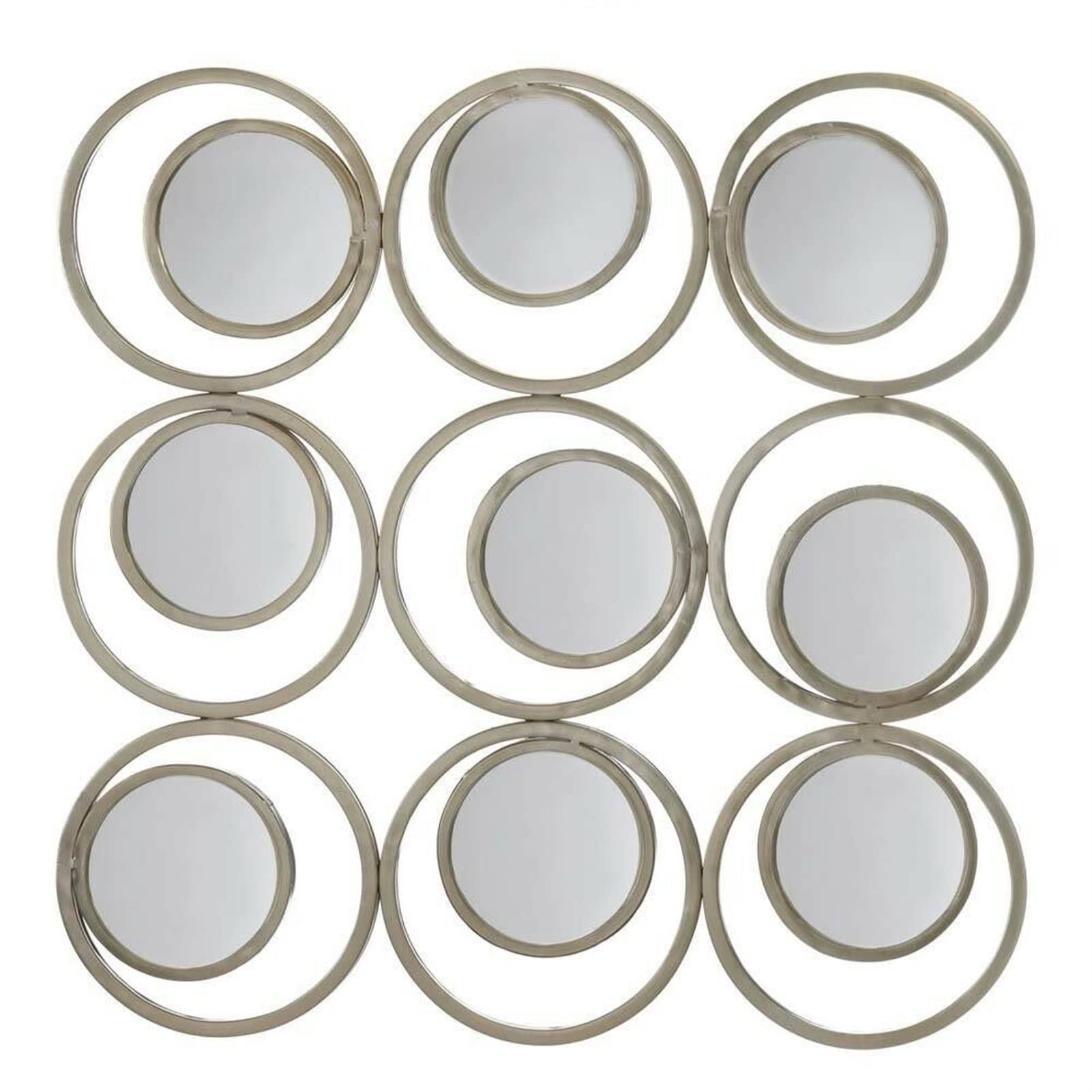 ALIDAM Wall Mounted Mirror - Modern Accent Revolution Vanity Mirror for Bathroom, Bedroom & Entryway Decor