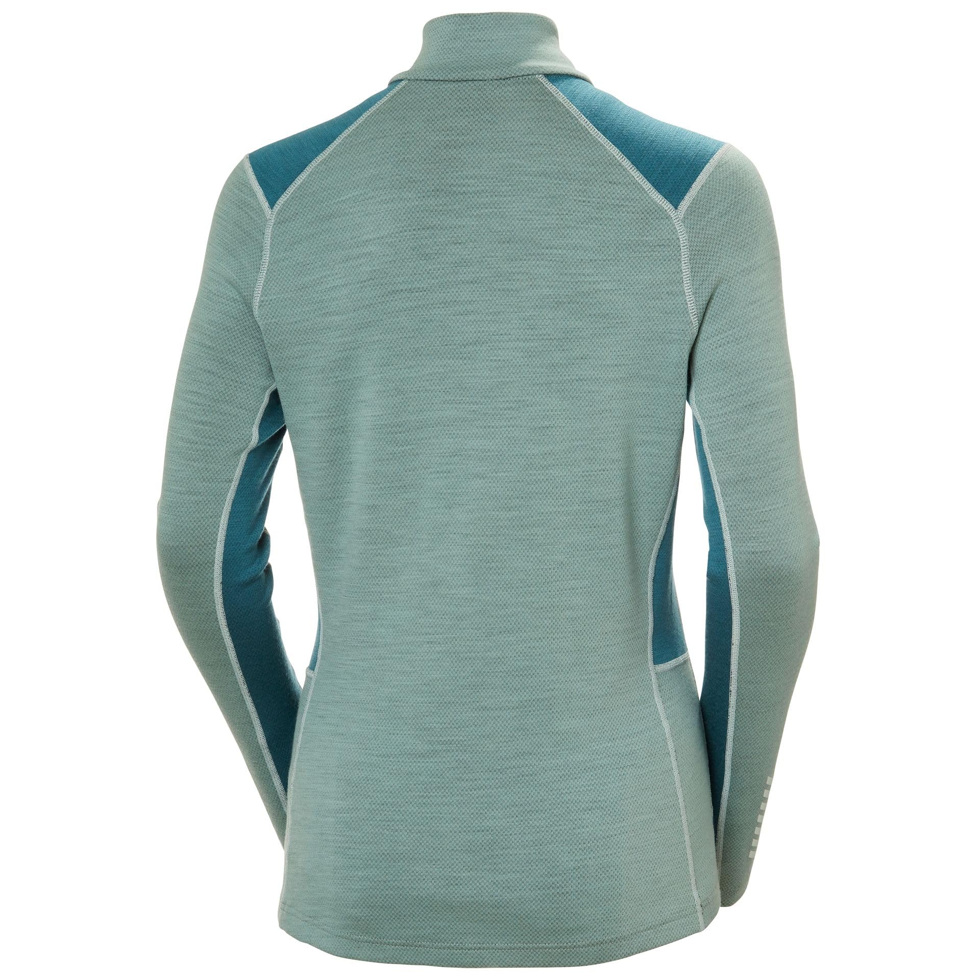 Helly Hansen Women's LIFA Merino Midweight Half-Zip Base Layer Top - Warm Thermal Underwear Shirt for Skiing, Hiking & Winter Outdoor Activities