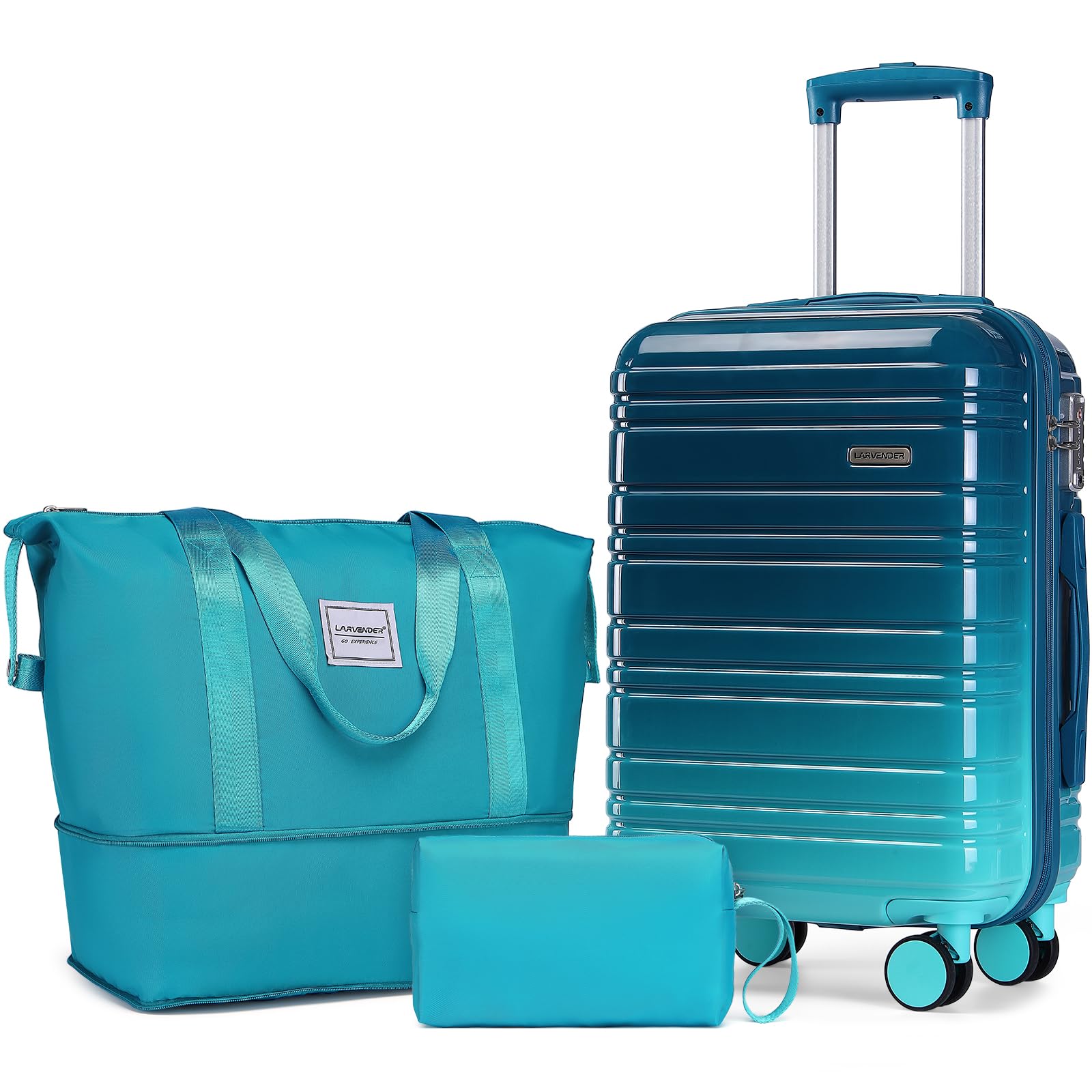 3-Piece Lavender Luggage Set - 20