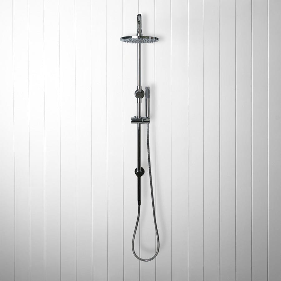 Premium Chrome Combination Shower System - Adjustable Rainfall Showerhead & Handheld Spray - Perfect for Bathroom Renovation & Spa-Like Experience