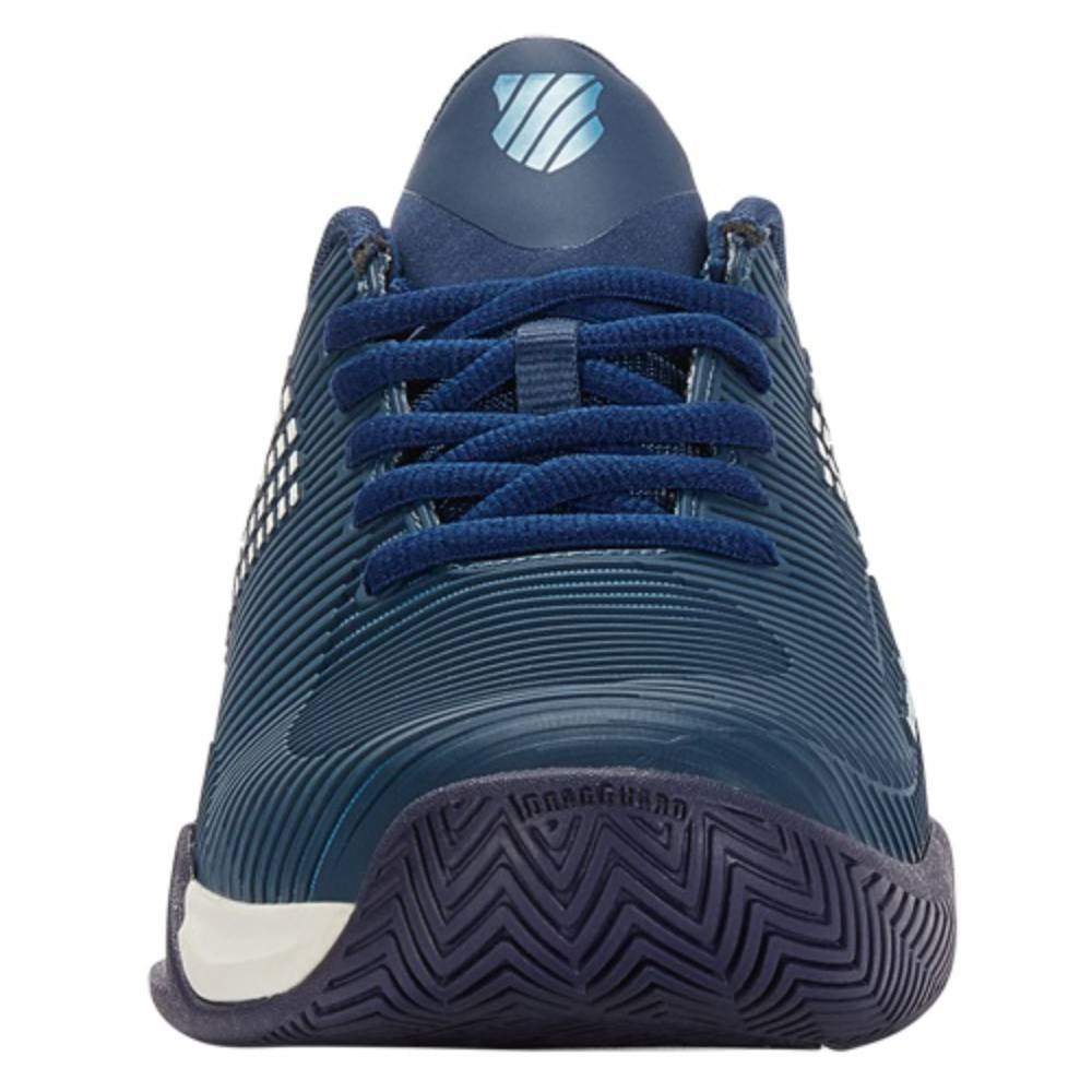 K Swiss Hypercourt Supreme Men's Tennis Shoes - Lightweight Performance Court Shoes for Men | Non-Marking Rubber Sole | Breathable Mesh Upper | Ideal for Tennis, Pickleball & Casual Wear (Blue)